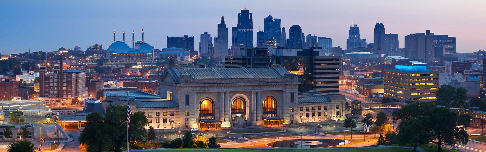 Neon color image of a band playing and people singing along