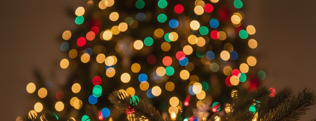bokeh christmas lights Kansas City